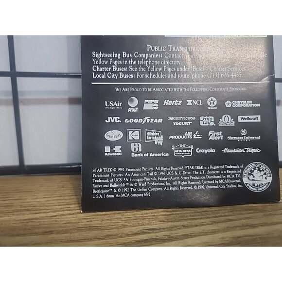 Universal Studios Hollywood Brochure 1992 ET Earthquake King Kong Jaws Conan HTF - Picture 3 of 5